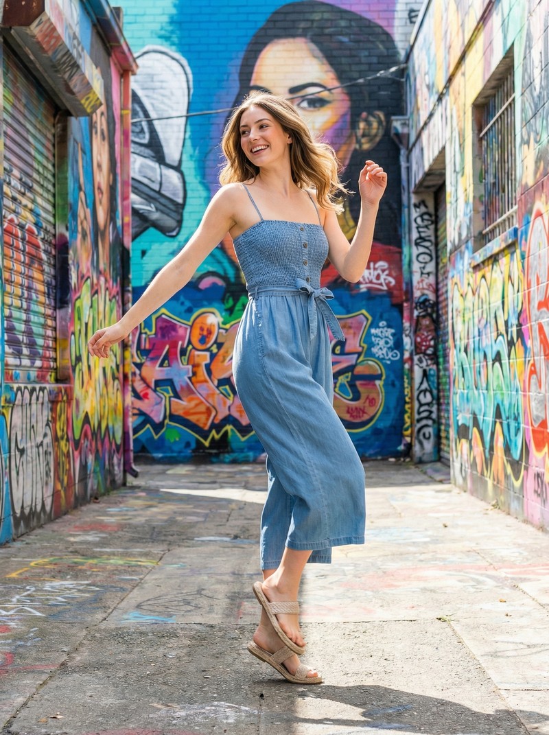 AI street-style photography